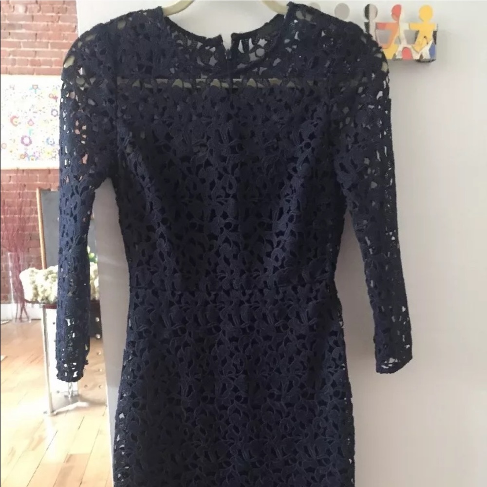 J.crew Collection Lace Sheath Dress 000 - Picture 6 of 8